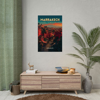 🇲🇦 Morocco - Marrakech ｜ Poster