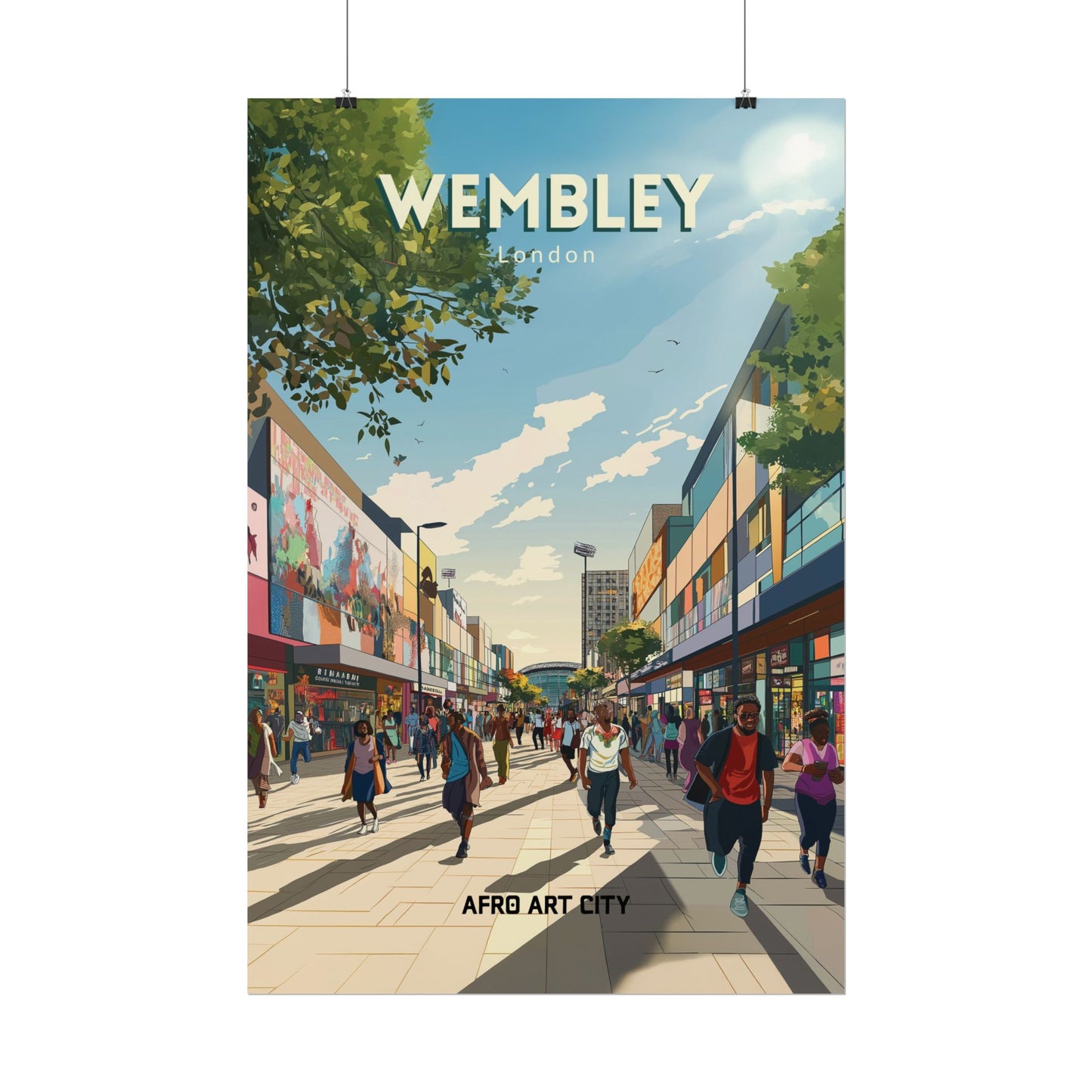 🇬🇧 United Kingdom - Wembley ｜ Poster