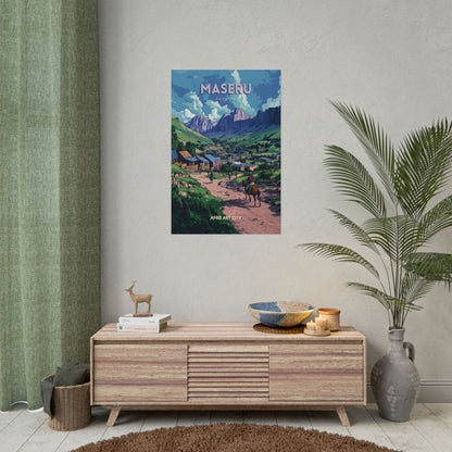 🇱🇸 Lesotho - Maseru ｜ Poster