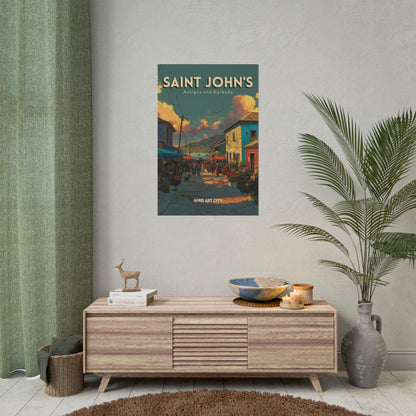 Antigua and Barbuda - Saint John's｜Poster