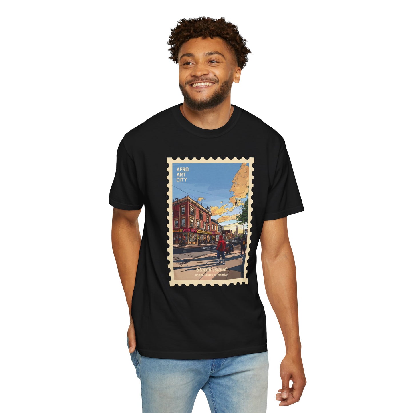 United States - New York, Staten Island | Postcards Travel T-Shirt