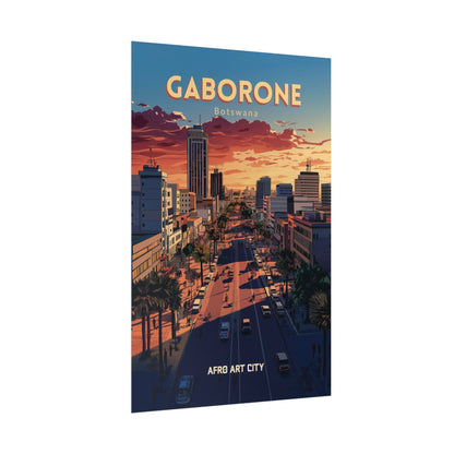 🇧🇼 Botswana - Gaborone ｜ Poster