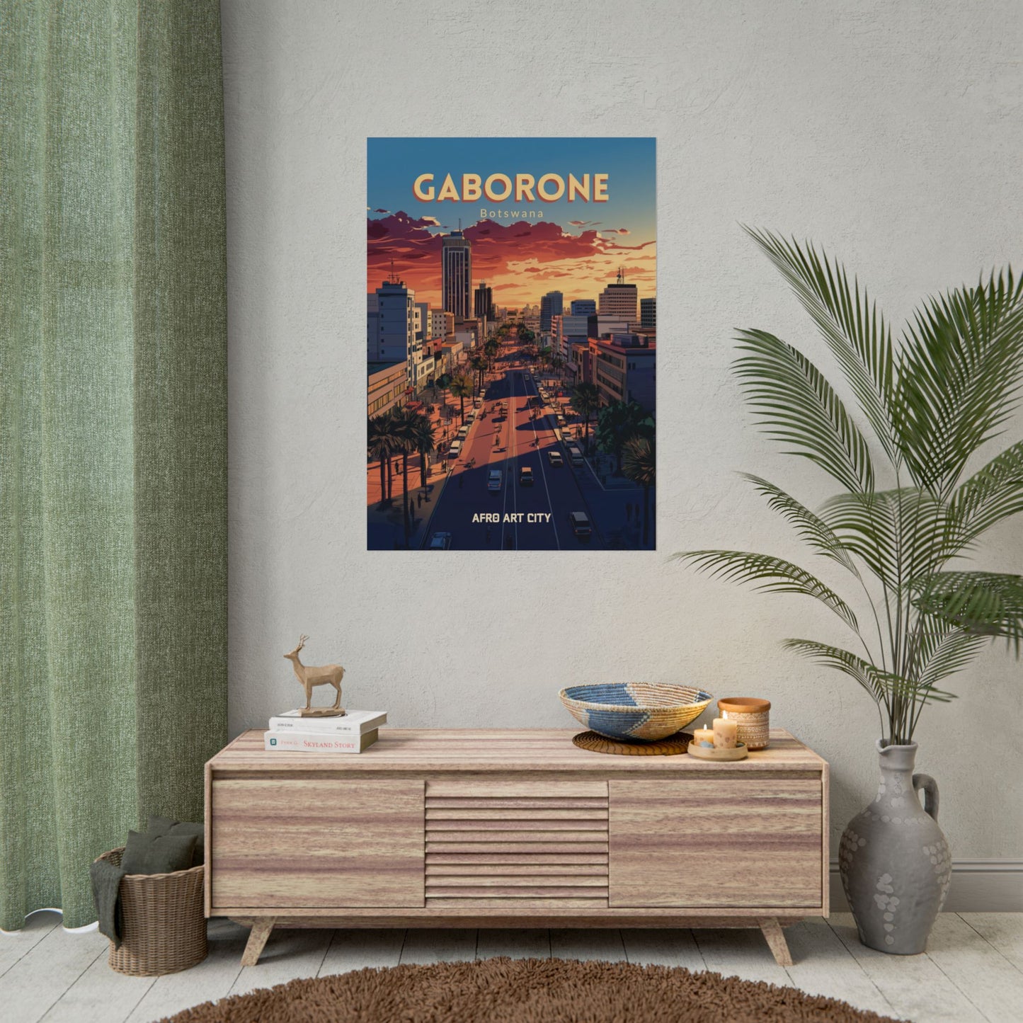 🇧🇼 Botswana - Gaborone ｜ Poster