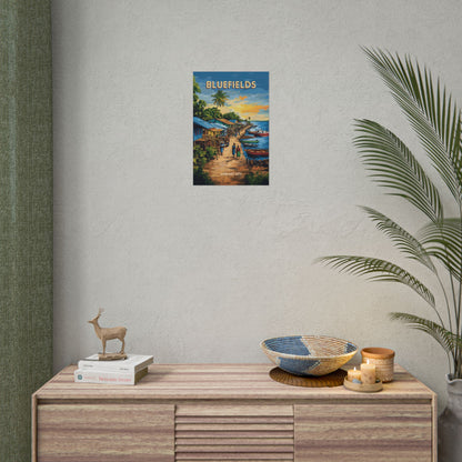 🇳🇮 Nicaragua - Bluefields ｜ Poster