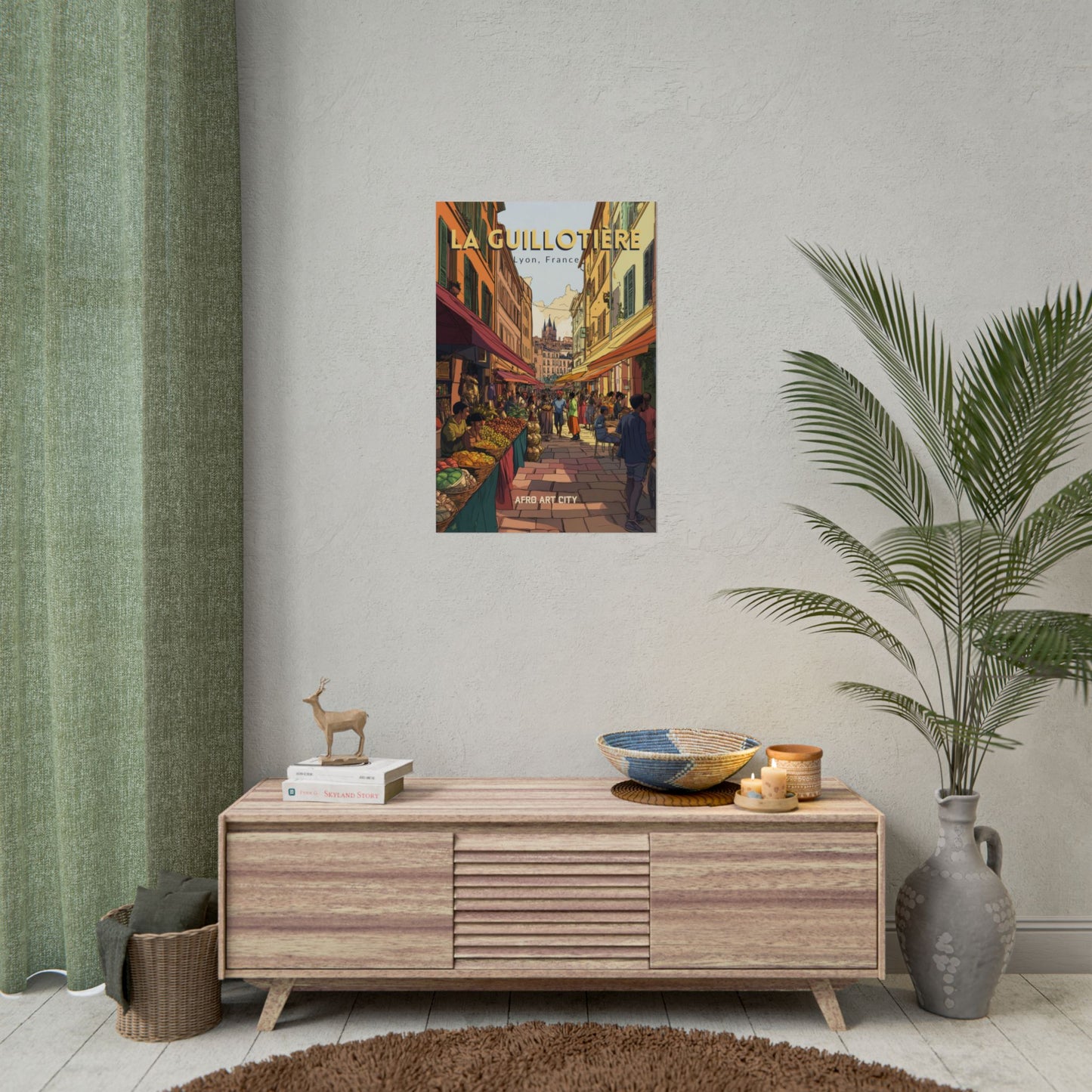 🇫🇷 France - La Guillotière, Lyon ｜ Poster