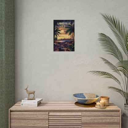 🇬🇦 Gabon - Libreville ｜ Poster