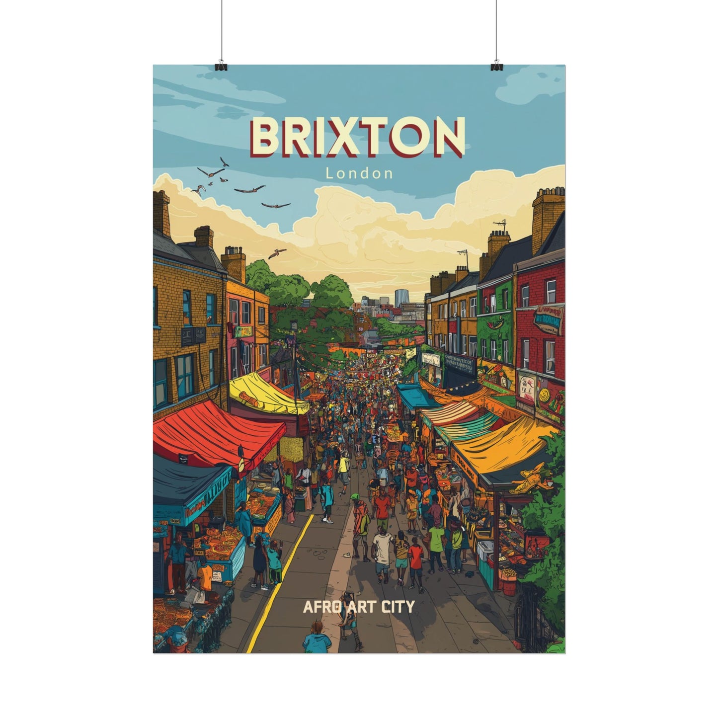 🇬🇧 United Kingdom - Brixton ｜ Poster