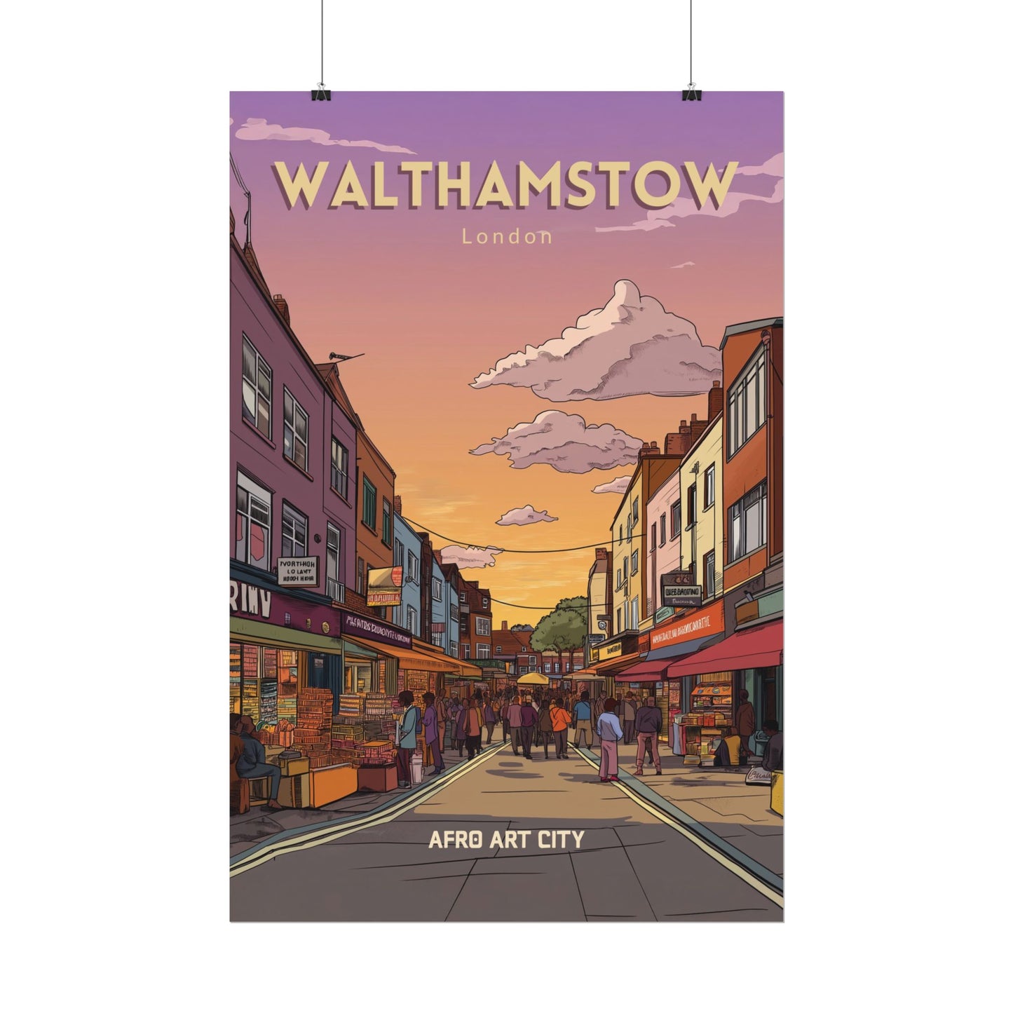 🇬🇧 United Kingdom - Walthamstow ｜ Poster
