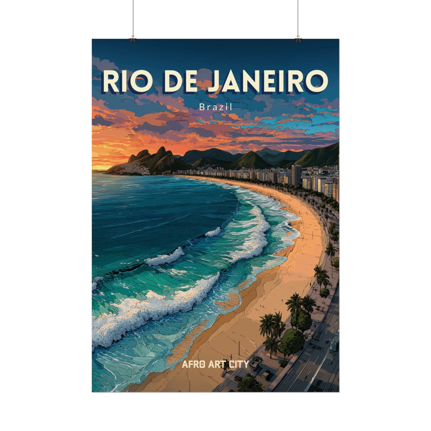 🇧🇷 BRAZIL - Rio de Janeiro ｜ Poster
