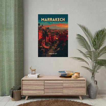🇲🇦 Morocco - Marrakech ｜ Poster