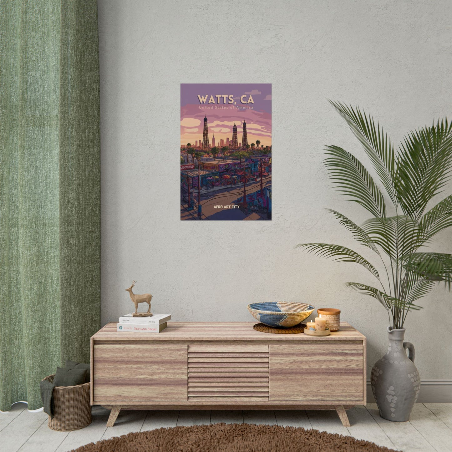 🇺🇸 United States - Watts, CA ｜ Poster