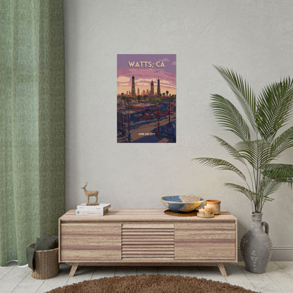 🇺🇸 United States - Watts, CA ｜ Poster