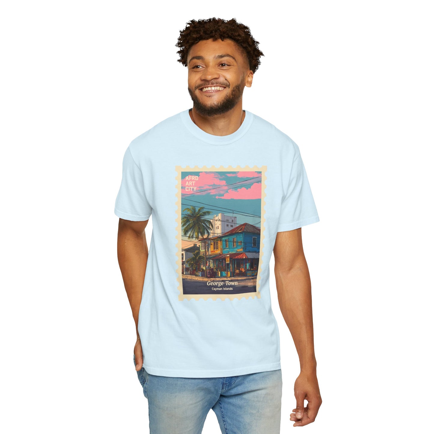 Cayman Islands - George Town | Postcards Travel T-Shirt