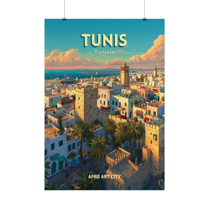 🇹🇳 Tunisia - Tunis ｜ Poster