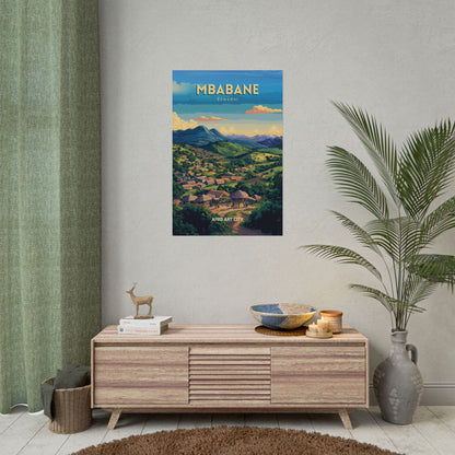 🇸🇿 Eswatini - Mbabane ｜ Poster