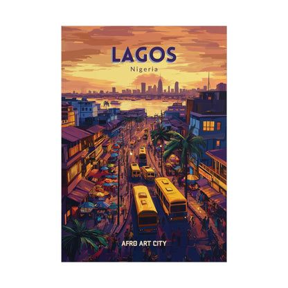🇳🇬 Nigeria - Lagos ｜ Poster