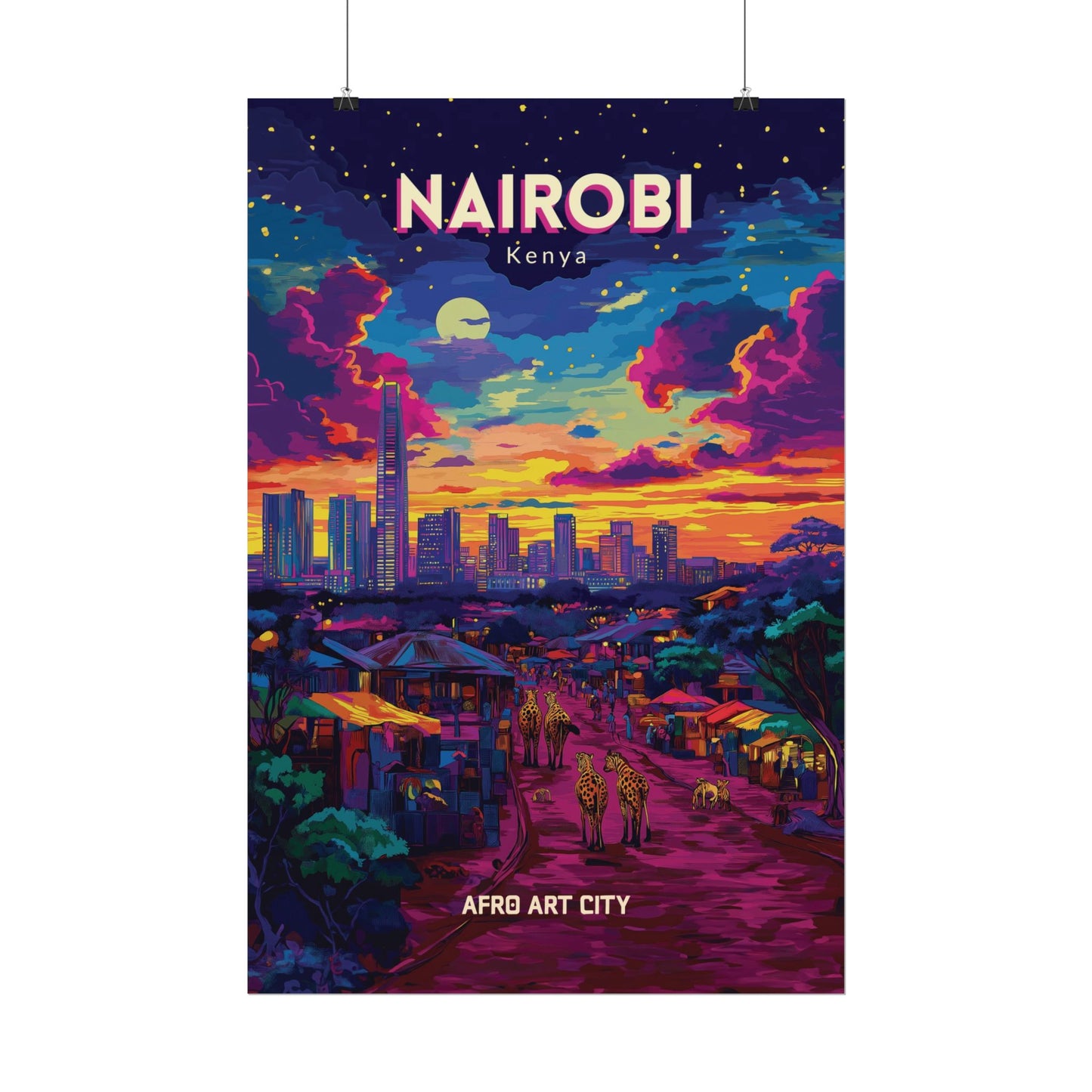 🇰🇪 Kenya - Nairobi ｜ Poster