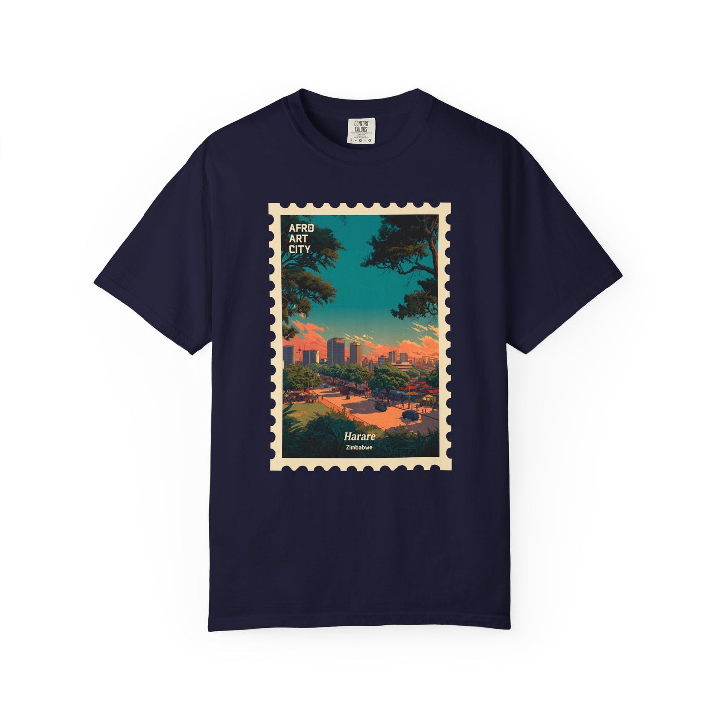 Zimbabwe - Harare | Postcards Travel T-Shirt