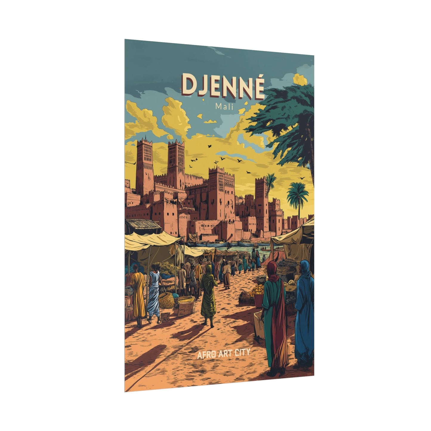 🇲🇱 Mali - Djenné ｜ Poster