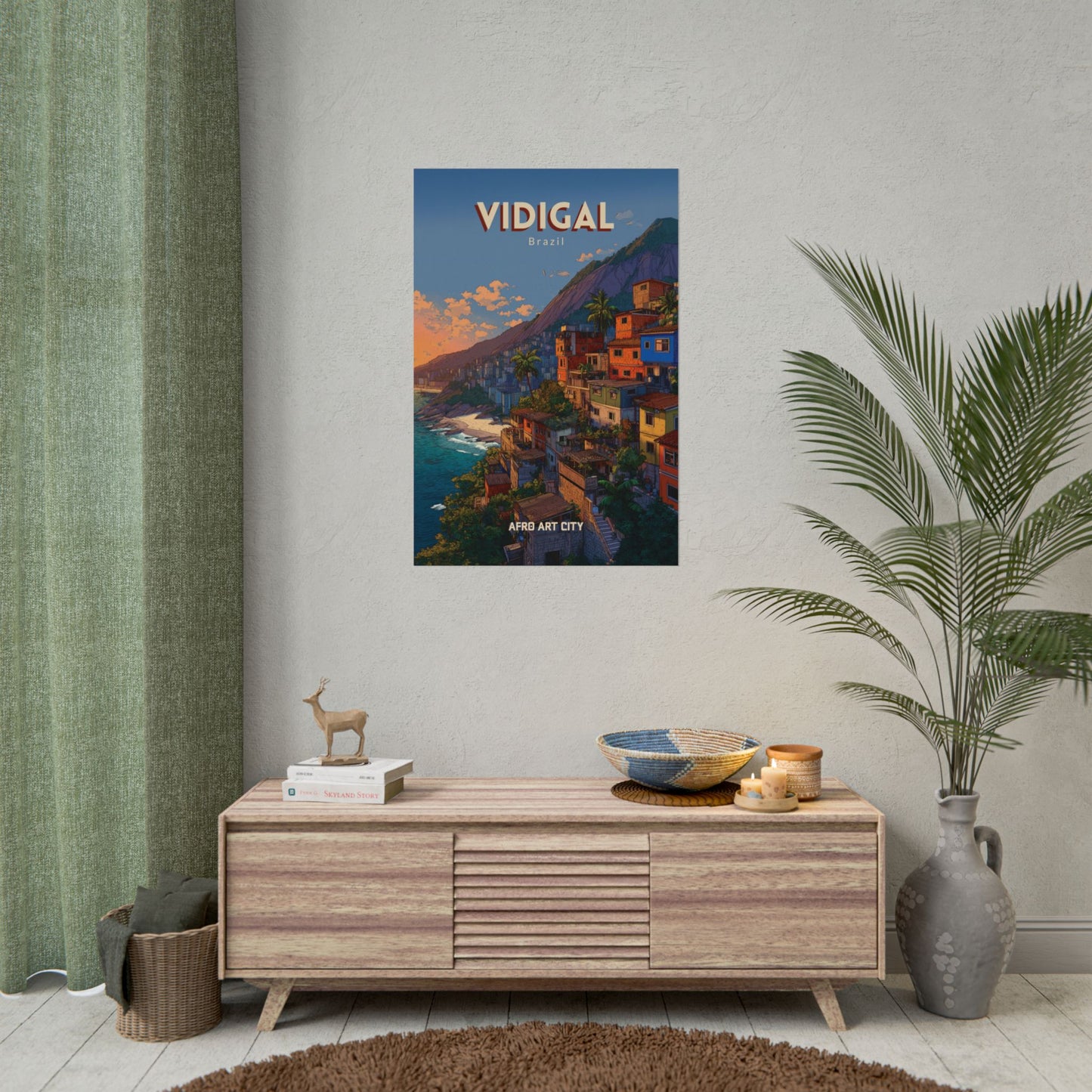 Brazil - Rio de Janeiro, Vidigal｜Poster