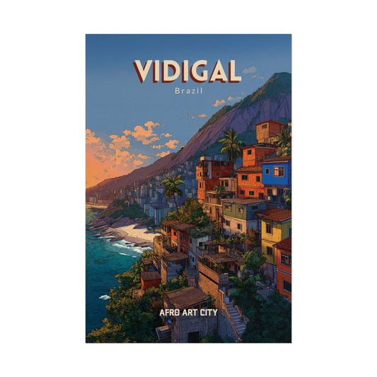 Brazil - Rio de Janeiro, Vidigal｜Poster