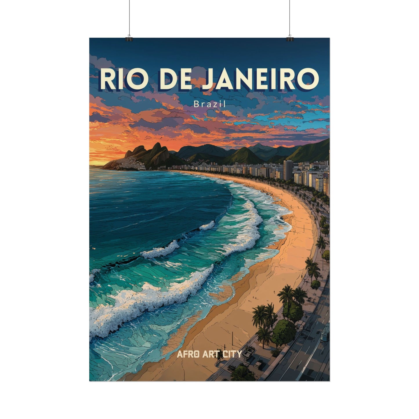 🇧🇷 BRAZIL - Rio de Janeiro ｜ Poster