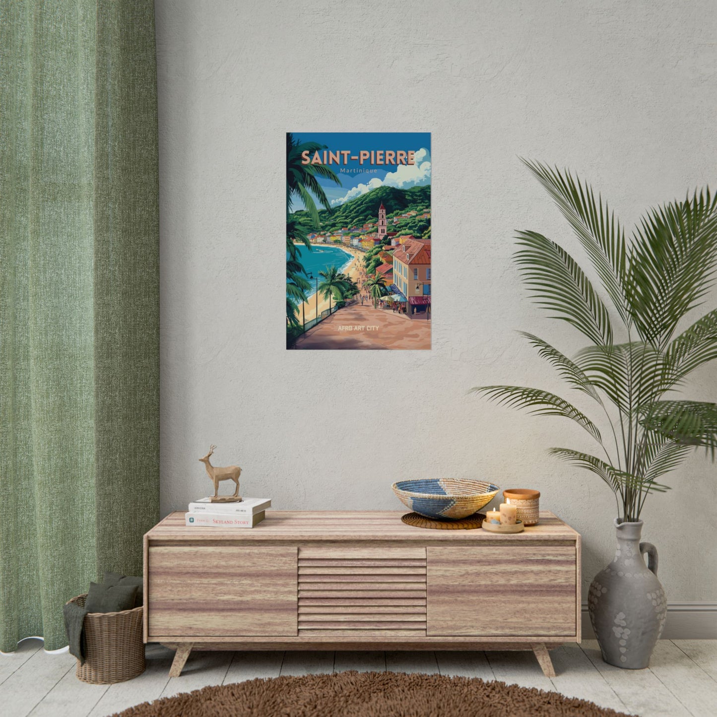Martinique - Saint-Pierre ｜ Poster