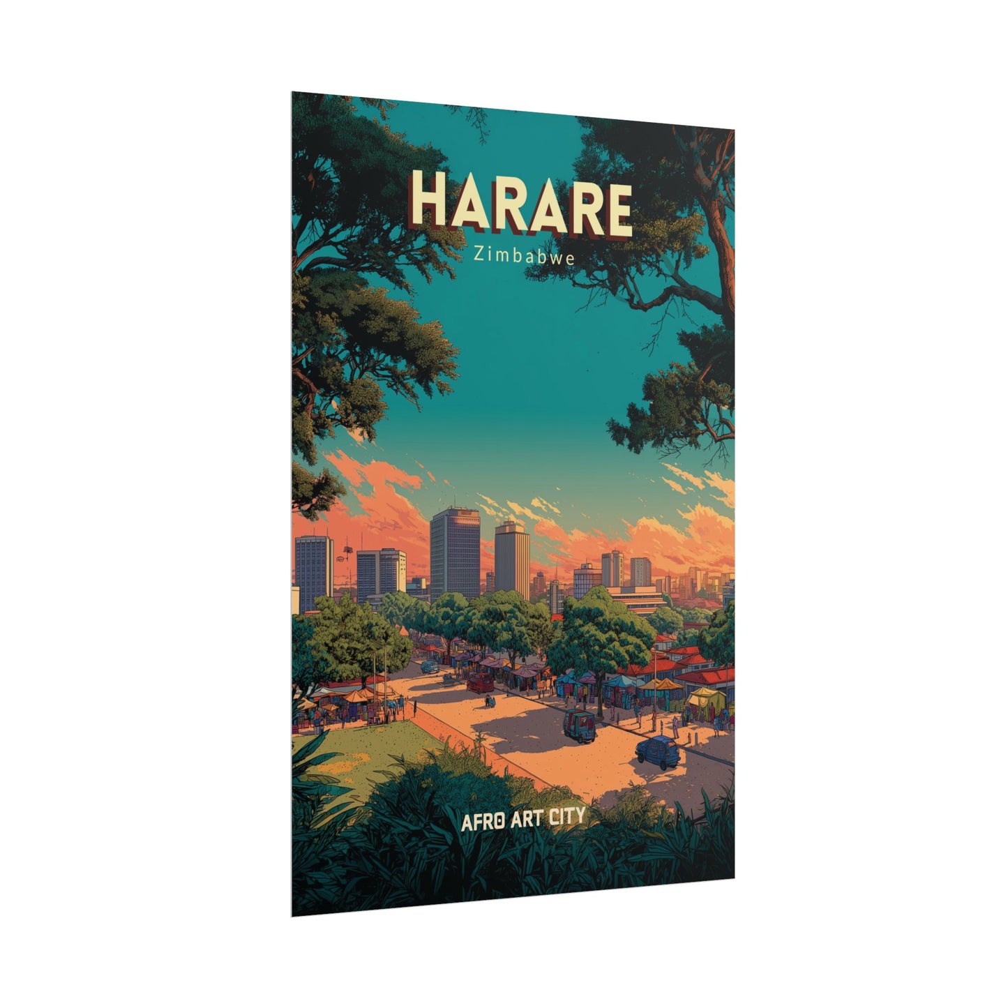 Zimbabwe - Harare ｜ Poster