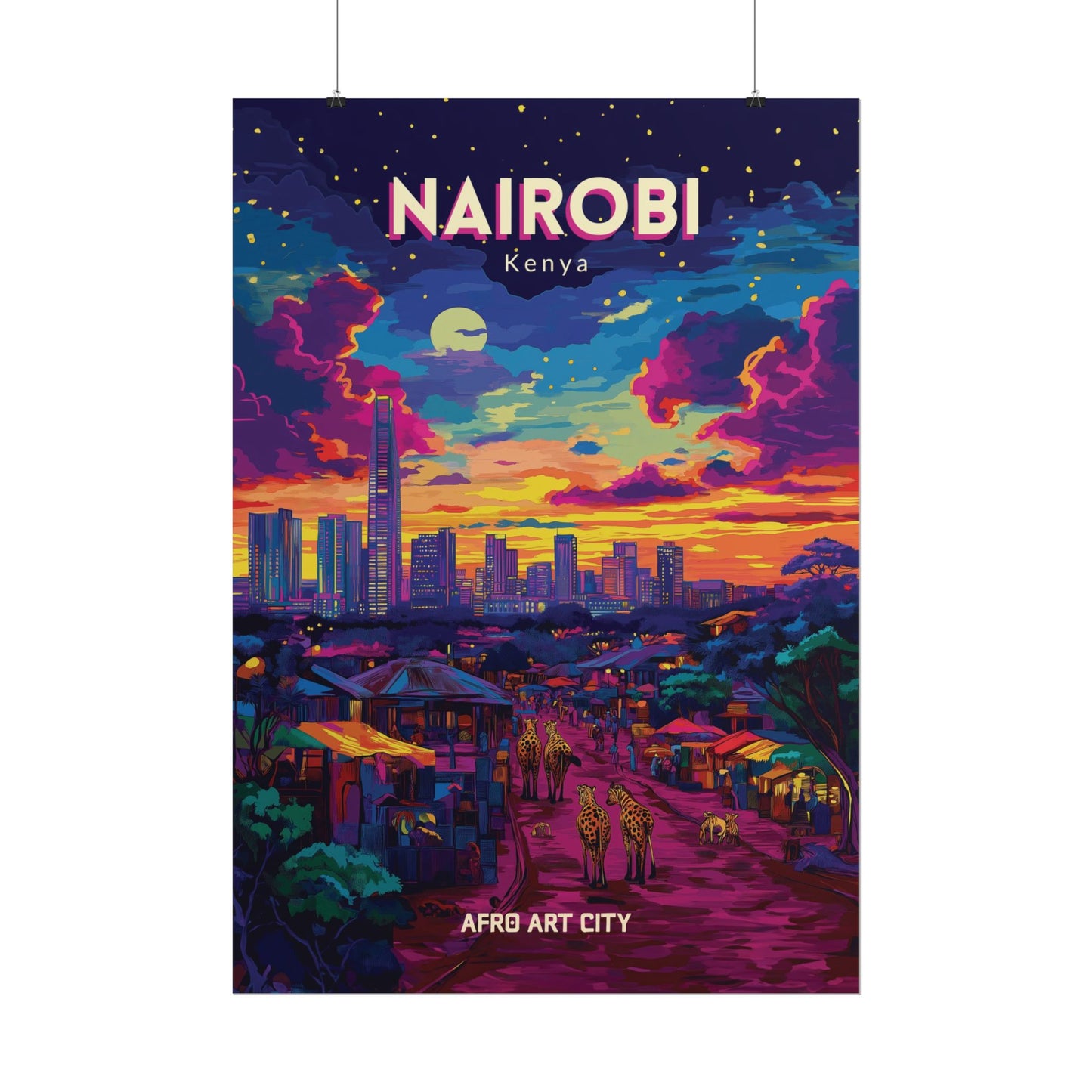 🇰🇪 Kenya - Nairobi ｜ Poster