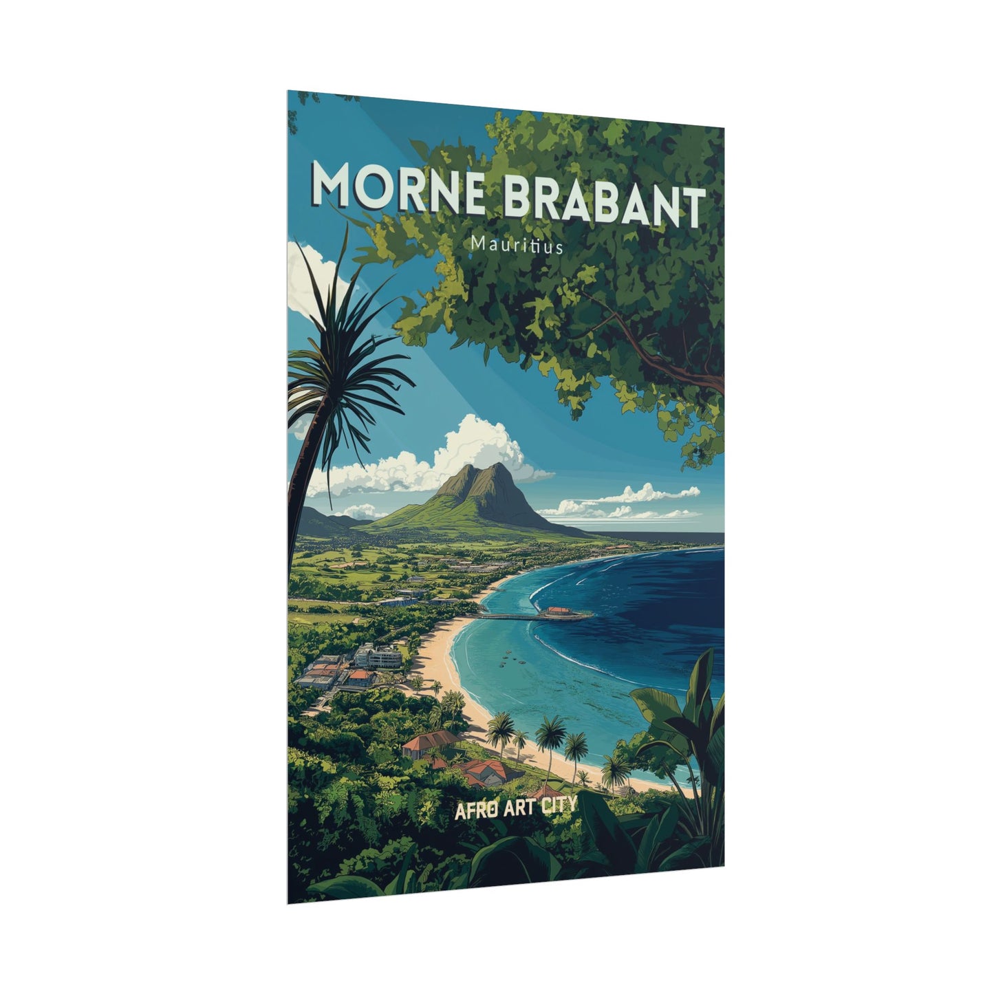 🇲🇺 Mauritius - Morne Brabant ｜ Poster