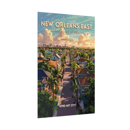🇺🇸 United States - New Orleans East, LA ｜ Poster