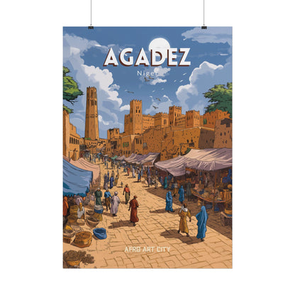 Niger - Agadez ｜ Poster