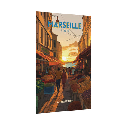 🇫🇷 France - Marseille ｜ Poster