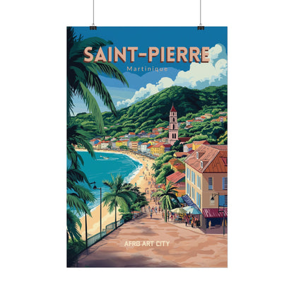 Martinique - Saint-Pierre ｜ Poster