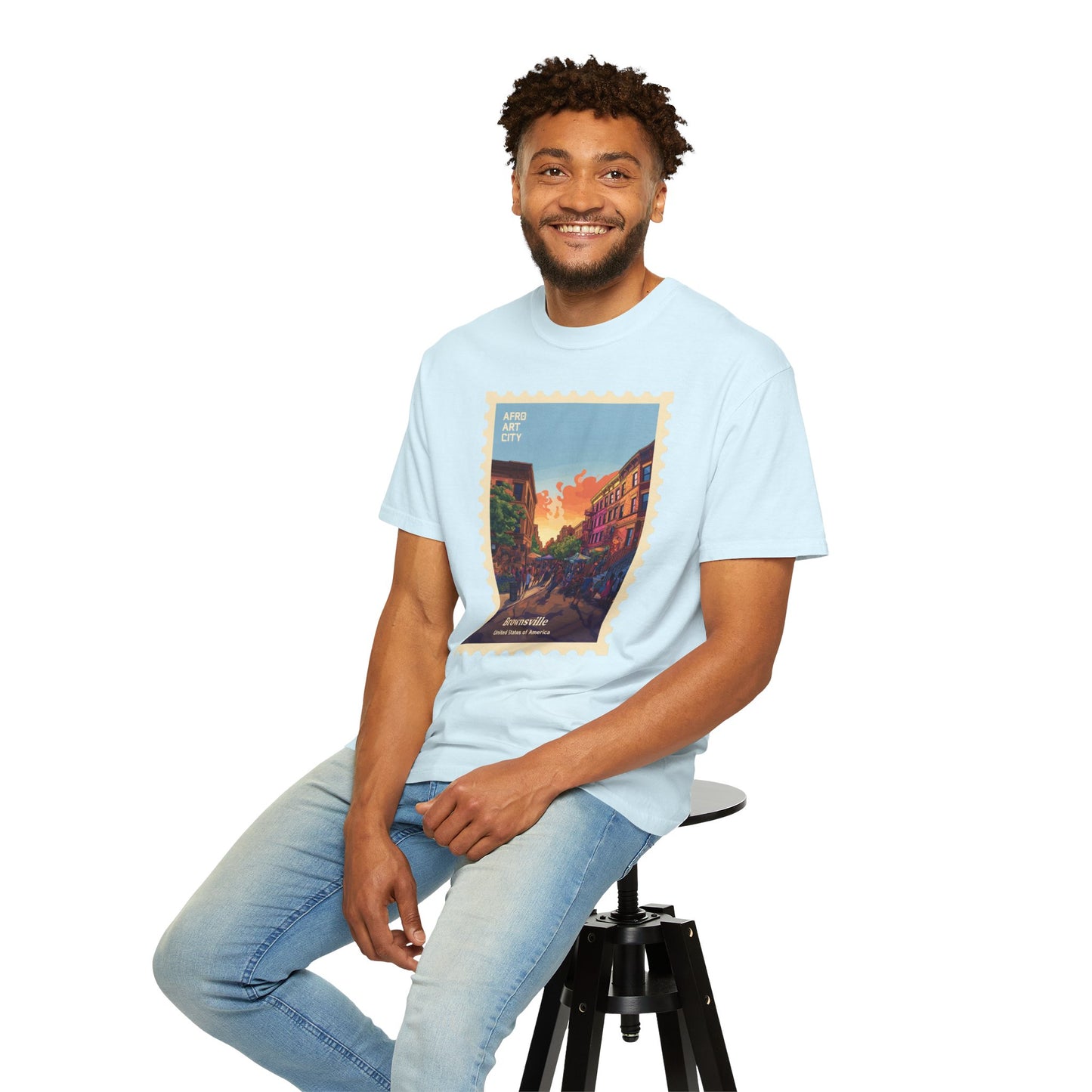 United States - New York, Brownsville | Postcards Travel T-Shirt