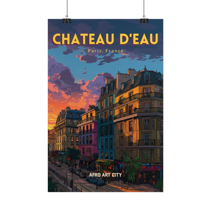🇫🇷 Château d'Eau, Paris - France ｜ Poster