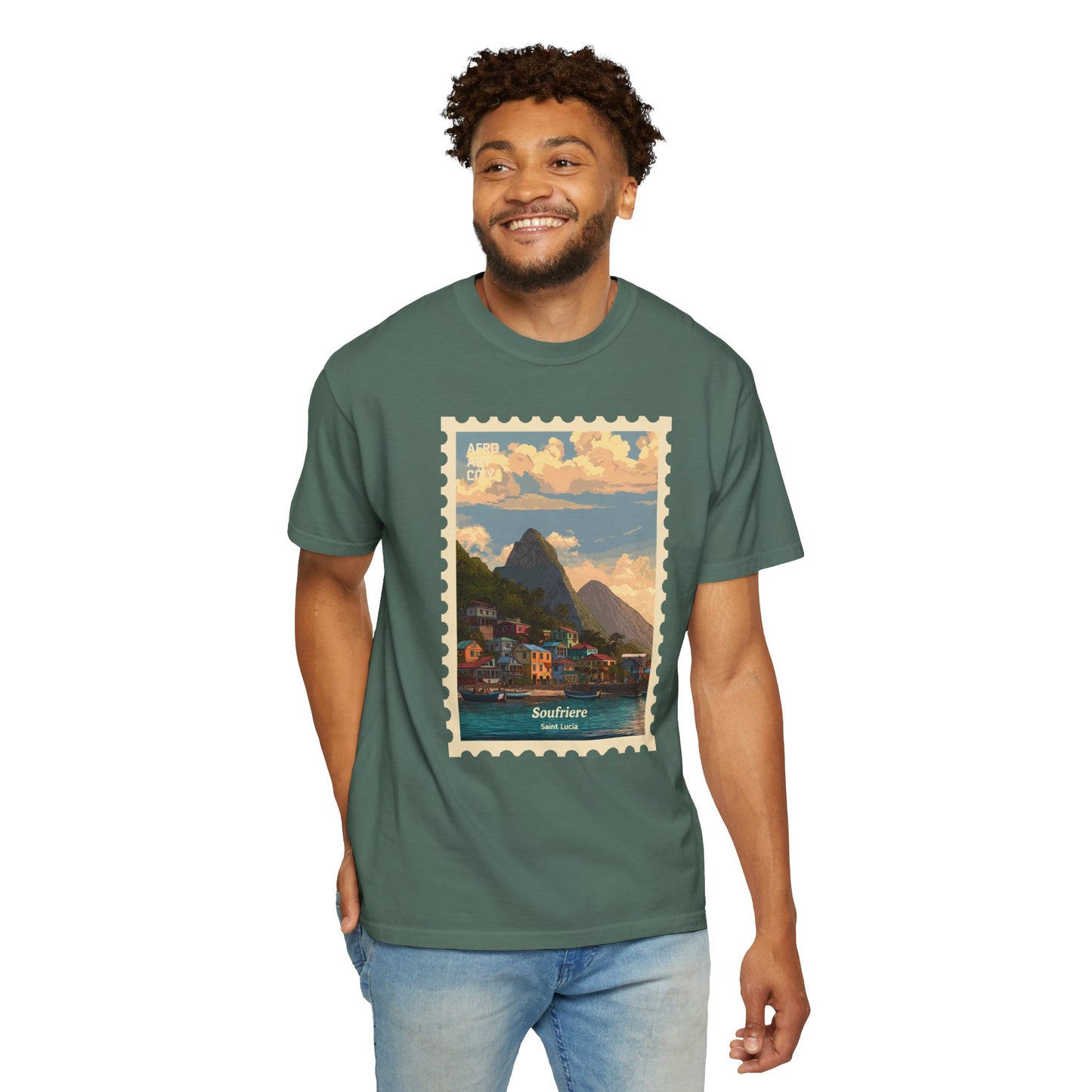 Saint Lucia - Soufriere | Postcards Travel T-Shirt