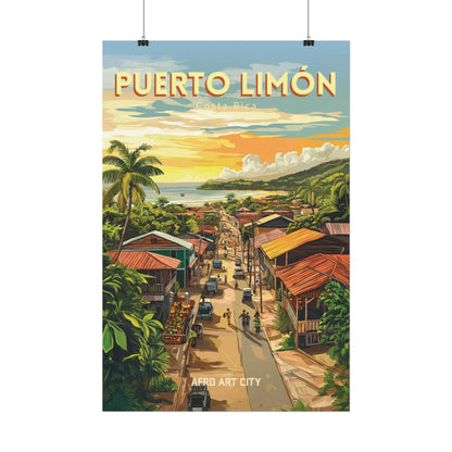 🇨🇷 Puerto Limón - Costa Rica ｜ Poster
