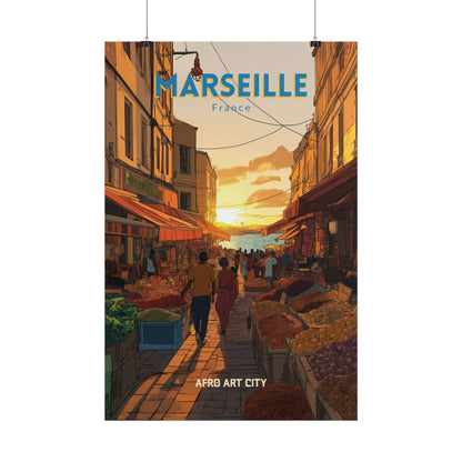🇫🇷 France - Marseille ｜ Poster