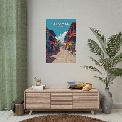 🇨🇴 Colombia - Getsemaní, Cartagena ｜ Poster