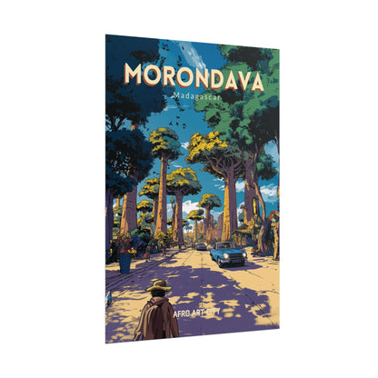 🇲🇬 Madagascar - Morondava｜Poster