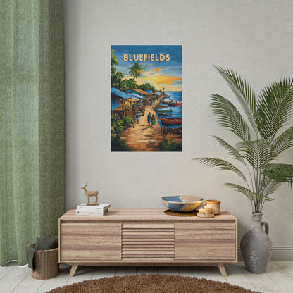 🇳🇮 Nicaragua - Bluefields ｜ Poster