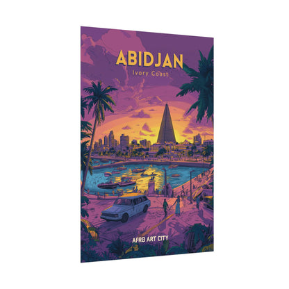 🇨🇮 Cote d'Ivoire - Abidjan - Ivory Coast｜ Poster