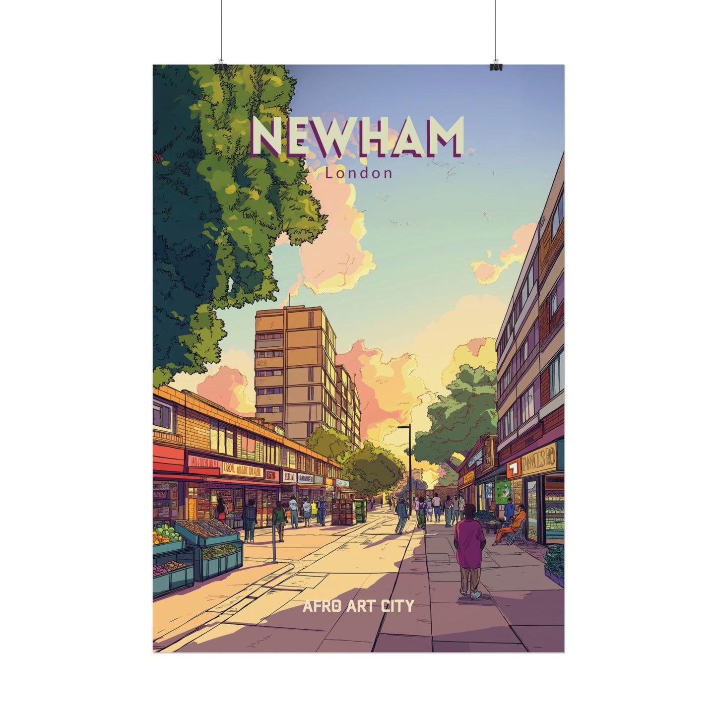 🇬🇧 United Kingdom - Newham ｜ Poster