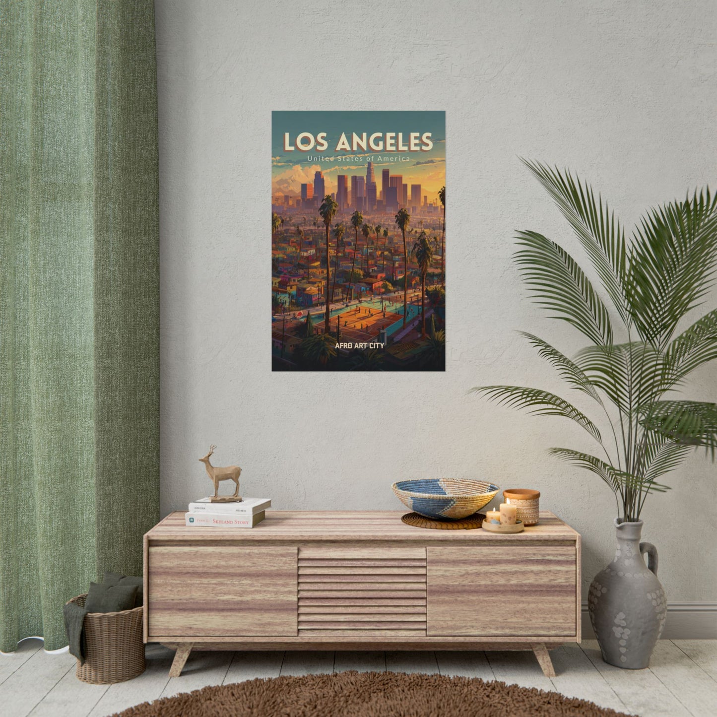 🇺🇸 United States of America - Los Angeles, CA ｜ Poster