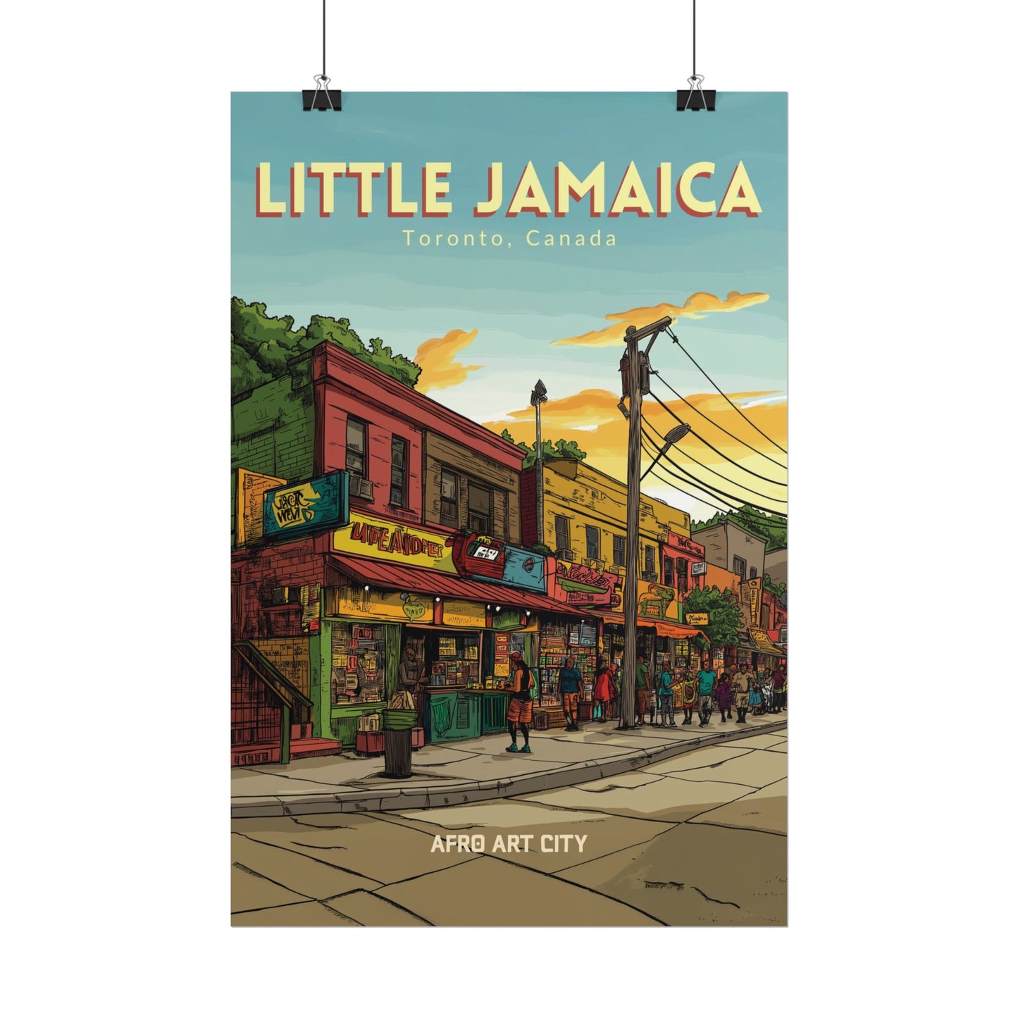 Canada - Ontario, Toronto, Little Jamaica, Eglinton West｜Poster
