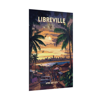 🇬🇦 Gabon - Libreville ｜ Poster