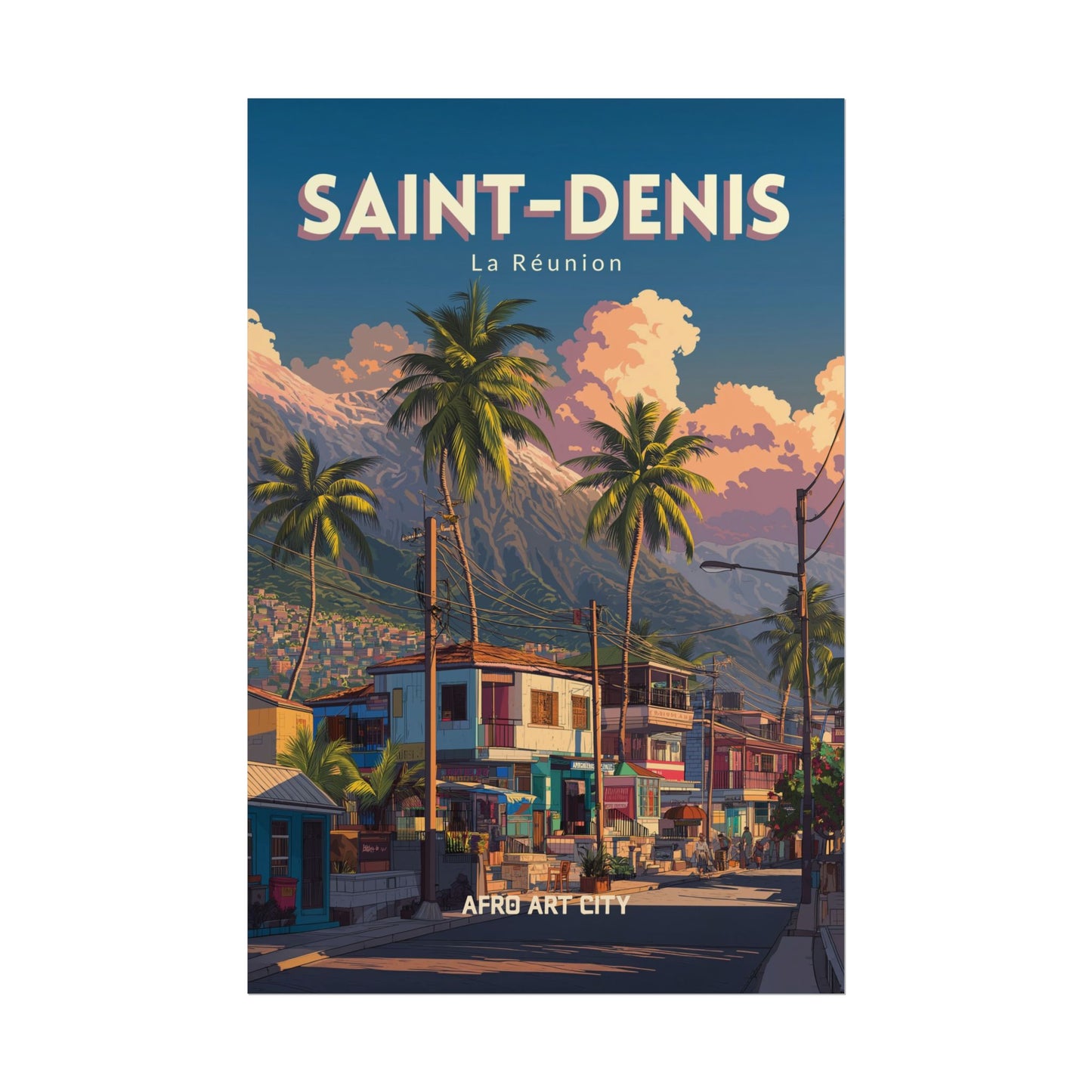 La Réunion - Saint-Denis｜Poster