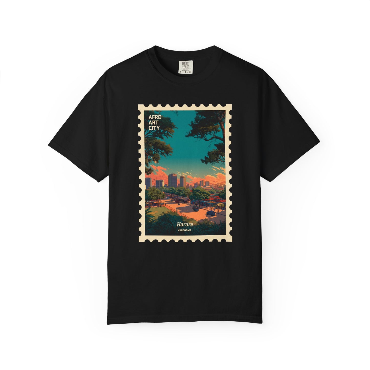 Zimbabwe - Harare | Postcards Travel T-Shirt