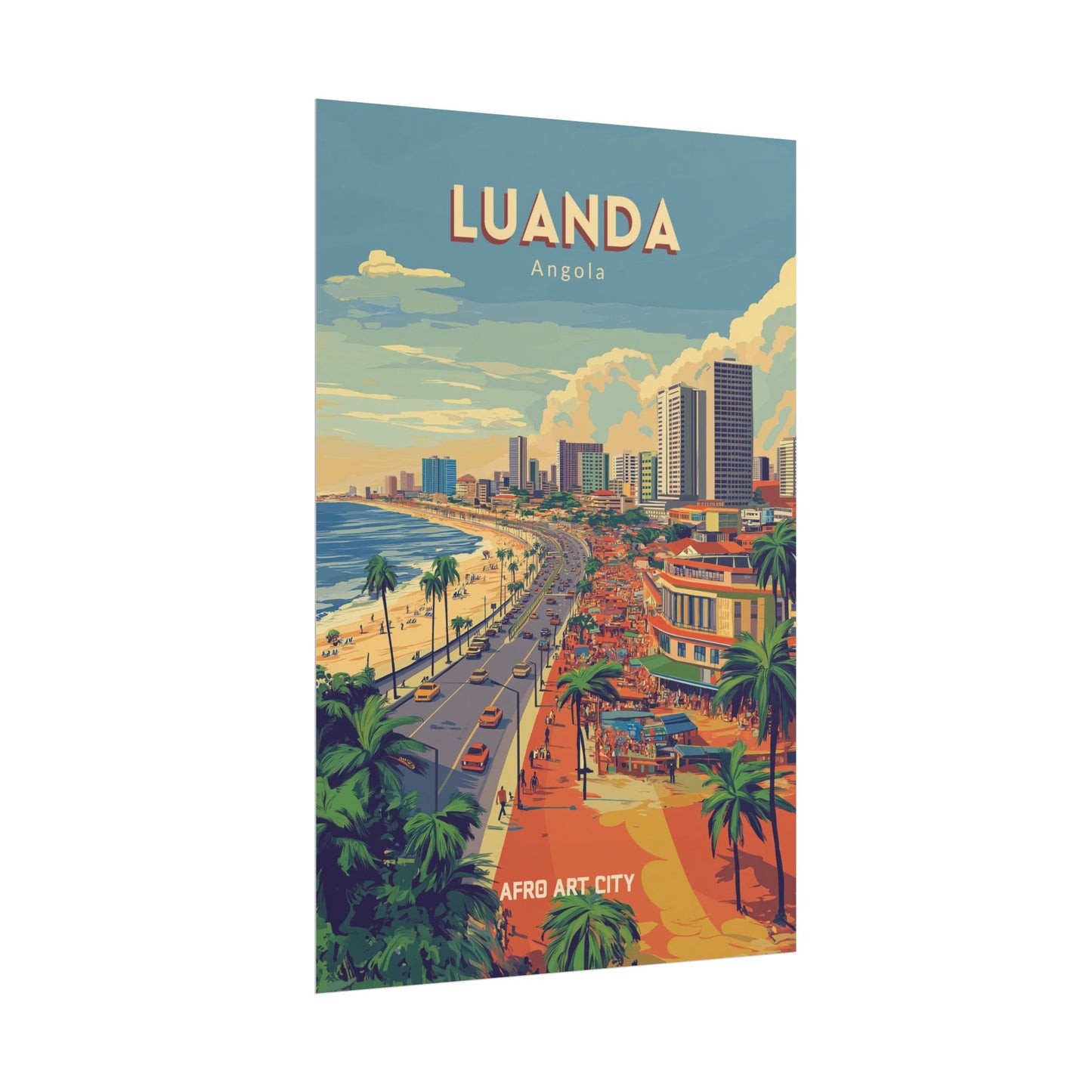 🇦🇴 Angola - Luanda ｜ Poster